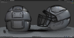 Modern Football Helmet Simplified
