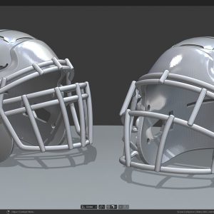 Modern Football Helmet Simplified