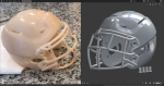 Modern Football Helmet Simplified