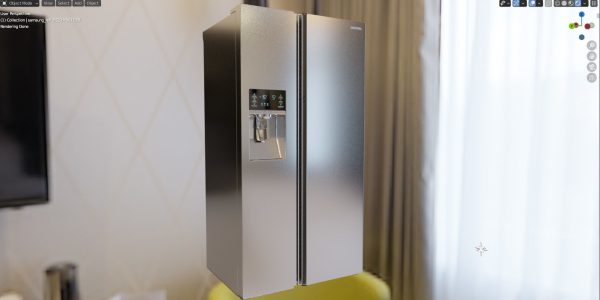 Modern fridge Samsung Side-By-Side RH22H9010SR
