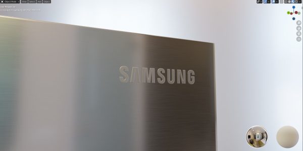 Modern fridge Samsung Side-By-Side RH22H9010SR