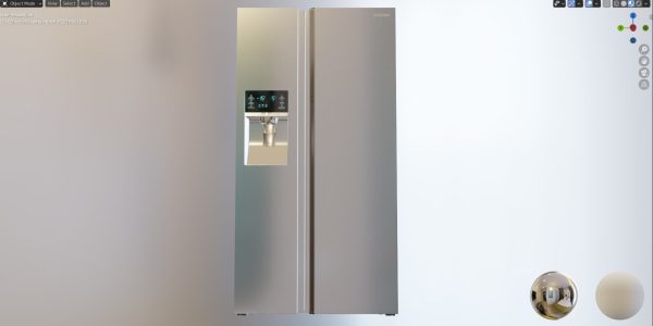 Modern fridge Samsung Side-By-Side RH22H9010SR