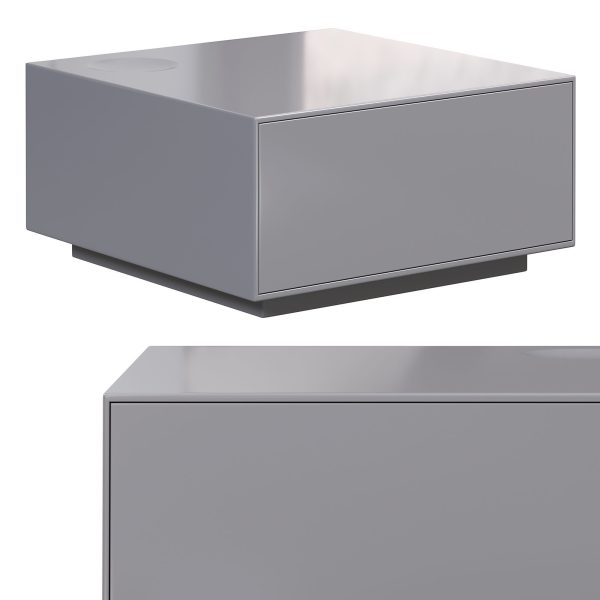 Modern Gray Coffee Table by Homary