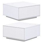 Modern Gray Coffee Table by Homary