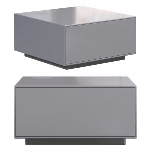 Modern Gray Coffee Table by Homary