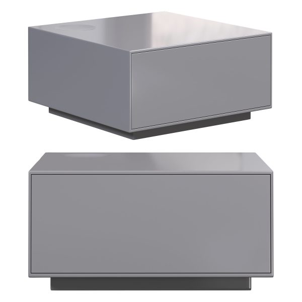 Modern Gray Coffee Table by Homary