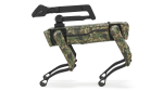 Modern Robot Dog with Arm in army color