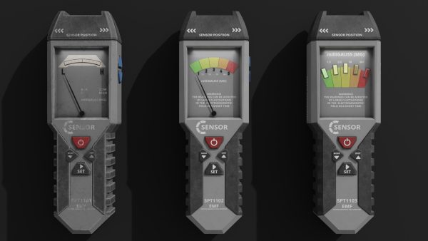 Modern  upgradeable EMF Detector for game purpose