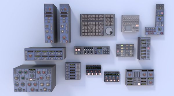 Modular Electronics Scenery Props Environment Pack Sci Fi