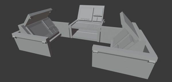 Modular Electronics Scenery Props Environment Pack Sci Fi