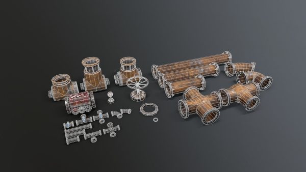 Modular Industrial Pipes