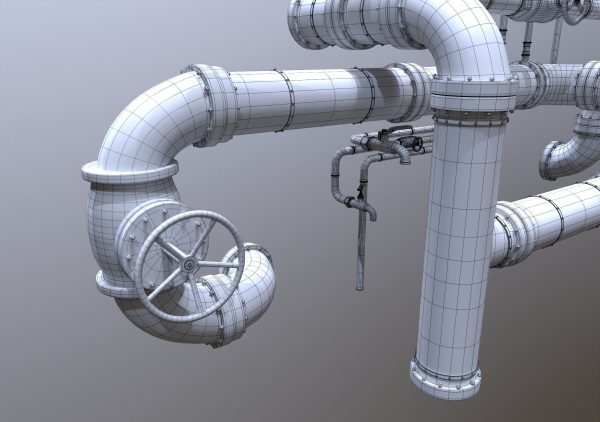 Modular Industrial Pipes - 42 Pieces