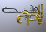 Modular Industrial Pipes - 42 Pieces