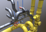 Modular Industrial Pipes - 42 Pieces