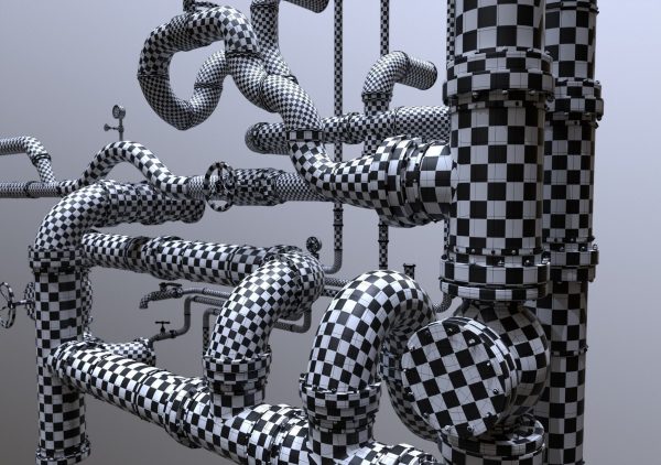 Modular Industrial Pipes - 42 Pieces
