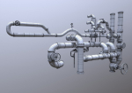 Modular Industrial Pipes - 42 Pieces