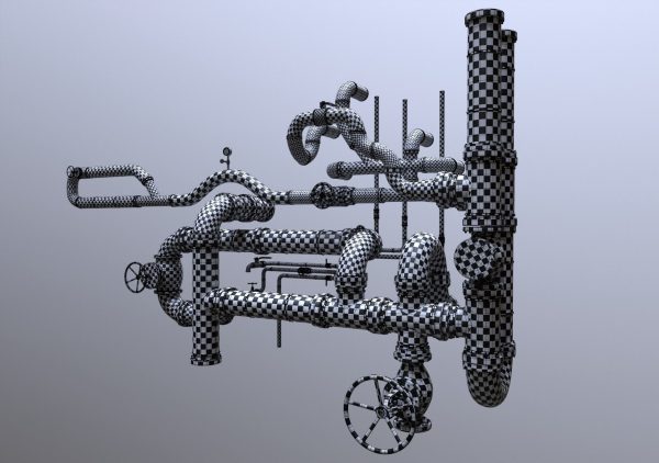 Modular Industrial Pipes - 42 Pieces