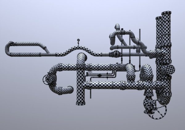 Modular Industrial Pipes - 42 Pieces