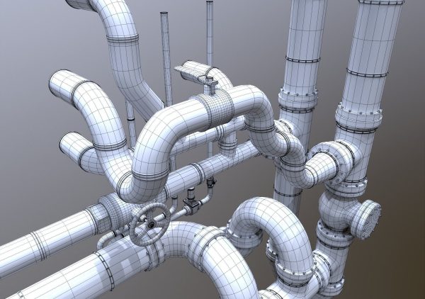 Modular Industrial Pipes - 42 Pieces