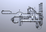 Modular Industrial Pipes - 42 Pieces