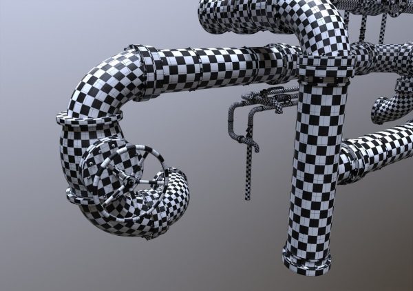Modular Industrial Pipes - 42 Pieces