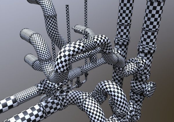 Modular Industrial Pipes - 42 Pieces