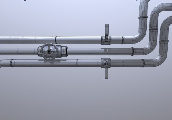 Modular Industrial Pipes - 42 Pieces