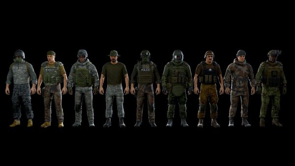Modular military character 2