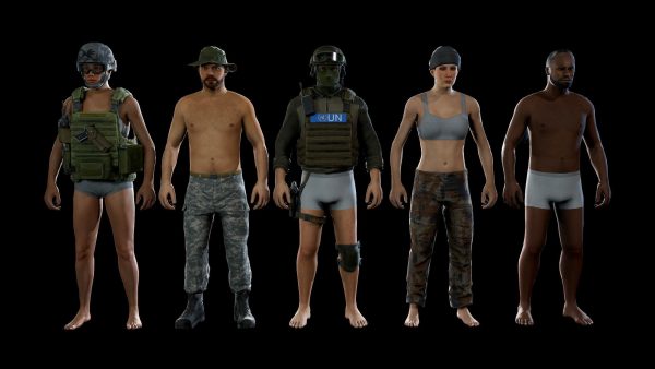 Modular military character 2