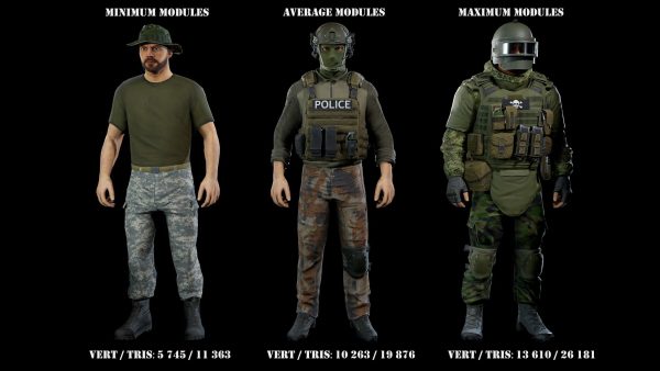 Modular military character 2