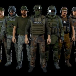 Modular military character 2
