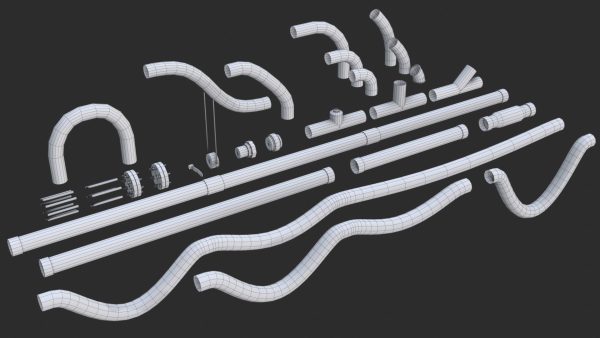 Modular Pipes Diameter 10 - Complete Collection