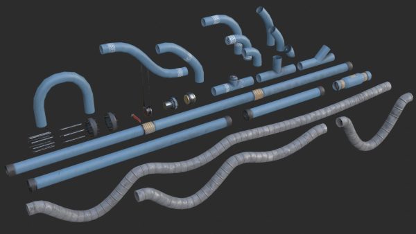 Modular Pipes Diameter 10 - Complete Collection