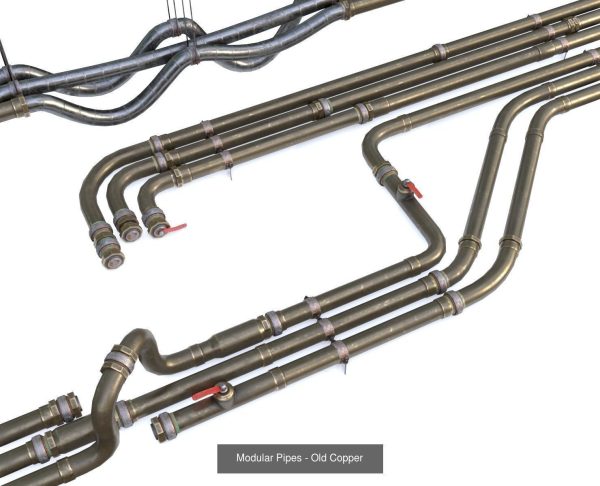Modular Pipes Diameter 10 - Complete Collection