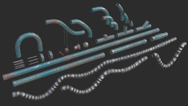 Modular Pipes Diameter 10 - Complete Collection