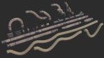 Modular Pipes Diameter 10 - Complete Collection