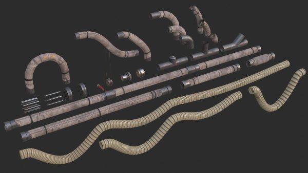 Modular Pipes Diameter 10 - Complete Collection