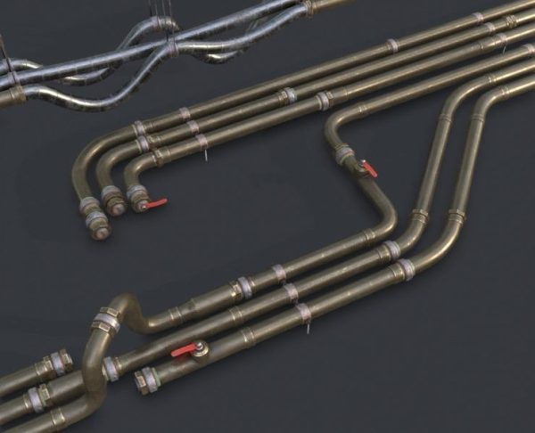 Modular Pipes - Old Copper