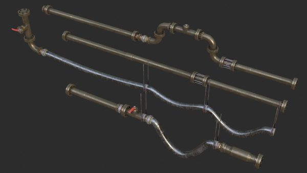 Modular Pipes - Old Copper