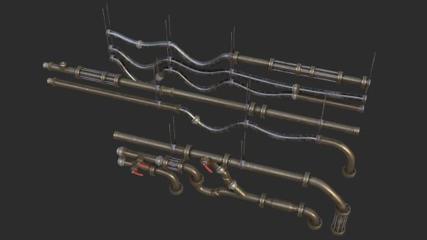 Modular Pipes - Old Copper