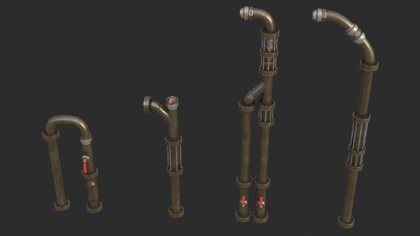 Modular Pipes - Old Copper