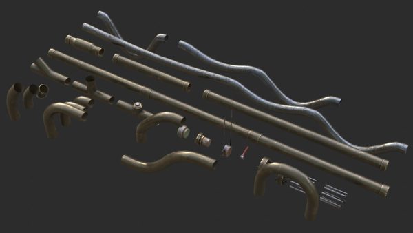 Modular Pipes - Old Copper