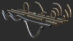 Modular Pipes - Old Copper