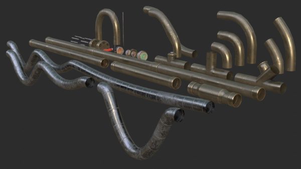 Modular Pipes - Old Copper