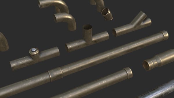 Modular Pipes - Old Copper