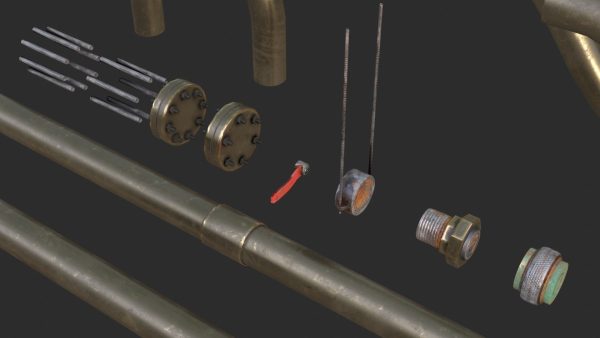 Modular Pipes - Old Copper