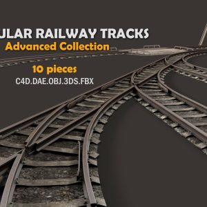 Modular Railway Track Advanced Collection