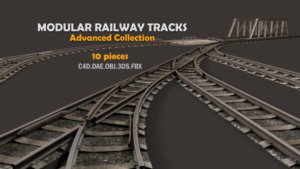 Modular Railway Track Advanced Collection