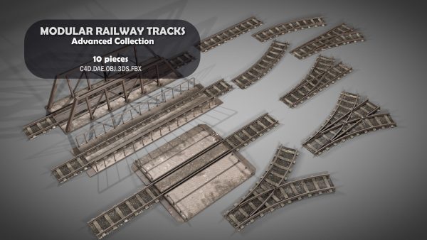 Modular Railway Track Advanced Collection