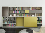 Molteni bookcase with shelves and drawers